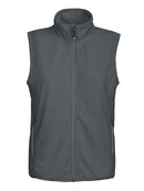 DAD MELTON LADY VEST MICROFLEECE Grey - Suomen Brodeeraus