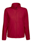 DAD WARREN FULL ZIP LADY POLARFLEECE Red - Suomen Brodeeraus