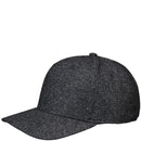 DARE WOOL MIX PRE CURVED lippalakki meleerattu tummanharmaa - Suomen Brodeeraus