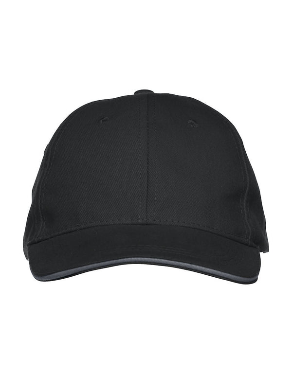 Davis cap black/grey - Suomen Brodeeraus