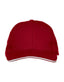 Davis cap red/white - Suomen Brodeeraus
