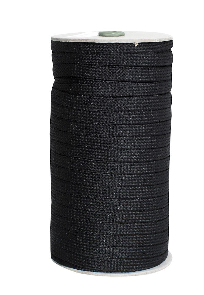 Drawstring 50m Black no size - Suomen Brodeeraus