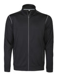Duathlon sweatshirt jacket Black - Suomen Brodeeraus