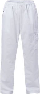 Elintarvike housut 260 P154 White - Suomen Brodeeraus