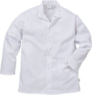 Elintarvike lyhyt takki 3003 P154 White - Suomen Brodeeraus