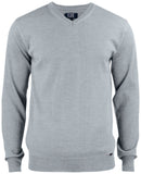 EVERETT SX V-NECK Greymel. - Suomen Brodeeraus