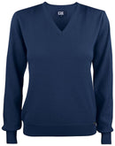 EVERETT V-NECK LADIES Dark Navy - Suomen Brodeeraus