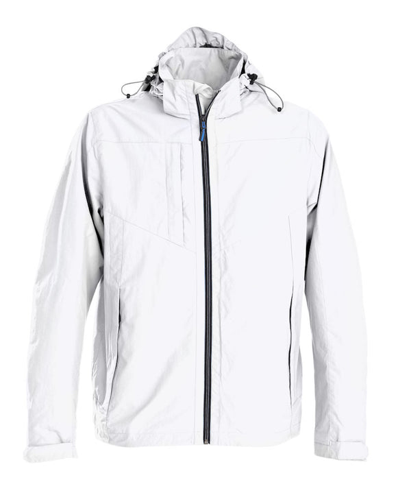 FLAT TRACK JACKET White - Suomen Brodeeraus