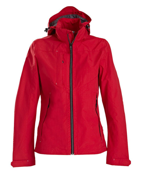 FLAT TRACK LADY JACKET Red - Suomen Brodeeraus