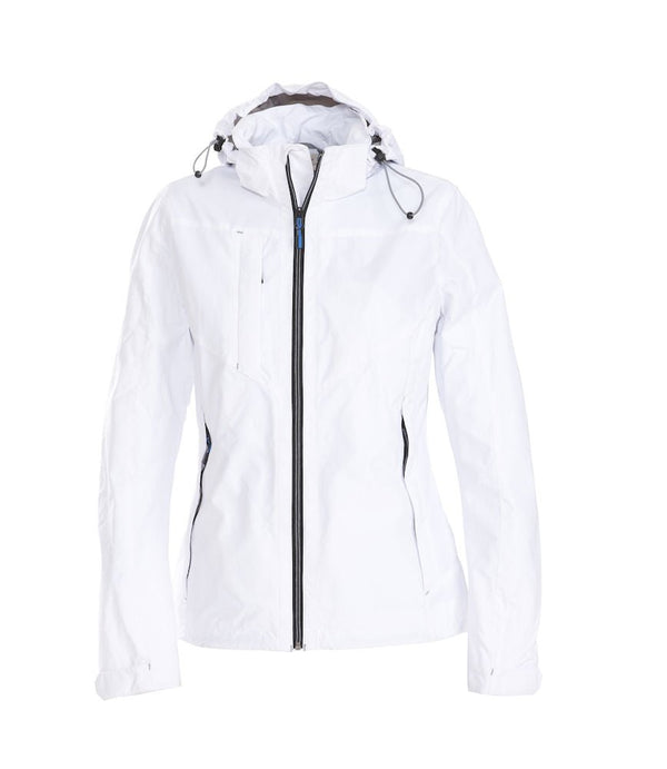 FLAT TRACK LADY JACKET White - Suomen Brodeeraus