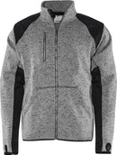 Fleecetakki 7451 PRKN Grey/Black - Suomen Brodeeraus