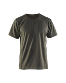 Functional t-paita, UV-suoja Army green - Suomen Brodeeraus