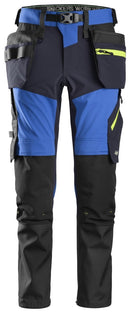 FW+,STRETCH-TYÖHOUSUT Kirkas sininen/navy - Suomen Brodeeraus