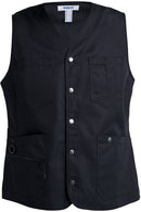 Gaby Unisex Waistcoat Musta - Suomen Brodeeraus