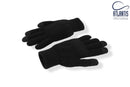 GLOVES TOUCH BLACK S/M - Suomen Brodeeraus
