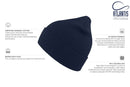 GREEN BEANIE NAVY - Suomen Brodeeraus