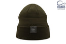 GREEN BEANIE OLIVE - Suomen Brodeeraus