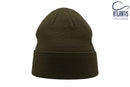 GREEN BEANIE OLIVE - Suomen Brodeeraus