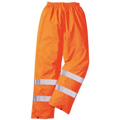 H441 Hi-Vis Sadehousut Oranssi - Suomen Brodeeraus