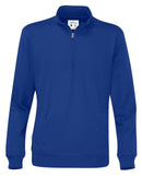 HALF ZIP UNISEX (GOTS) ROYAL - Suomen Brodeeraus