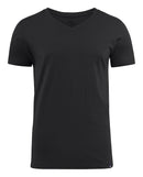 HARVEST AMERICAN V T-SHIRT BLACK - Suomen Brodeeraus