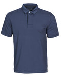HARVEST AMHERST VINTAGE T-POLO FADED BLUE - Suomen Brodeeraus