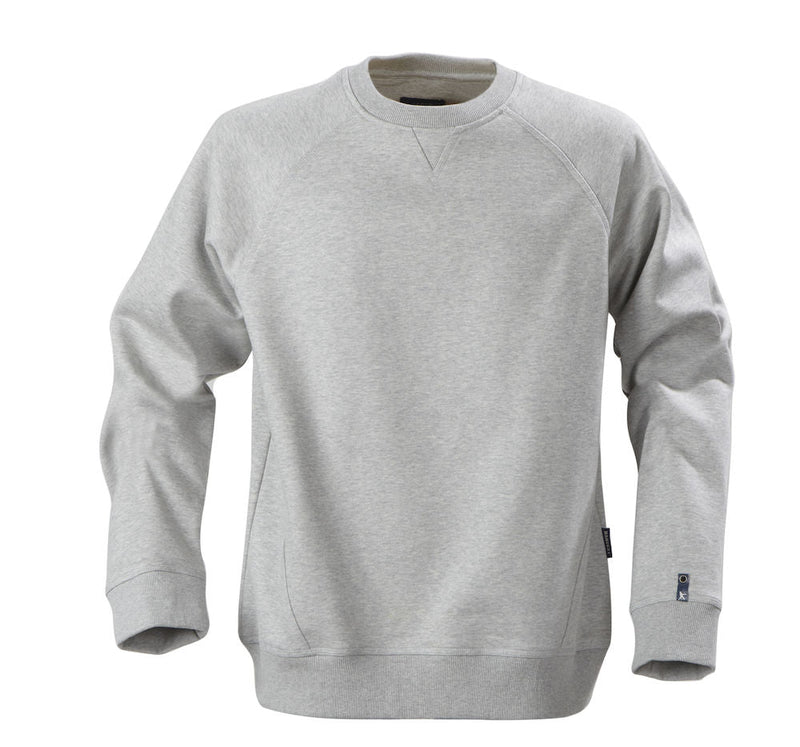 Harvest ASHEVILLE SWEATSHIRT GREY MELANGE - Suomen Brodeeraus