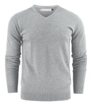 HARVEST Ashland V-neck GREY MELANGE - Suomen Brodeeraus