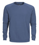 HARVEST CORNELL CREWNECK FADED BLUE - Suomen Brodeeraus