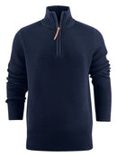 HARVEST FLATWILLOW 1/2 ZIP KNIT NAVY - Suomen Brodeeraus
