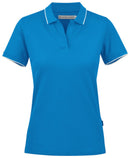 HARVEST GREENVILLE POLO PIQUE LADIES BRIGHT BLUE - Suomen Brodeeraus