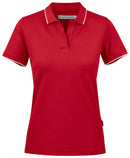 HARVEST GREENVILLE POLO PIQUE LADIES RED - Suomen Brodeeraus