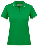 HARVEST GREENVILLE POLO PIQUE LADIES SPORT GREEN - Suomen Brodeeraus