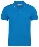 HARVEST GREENVILLE POLO PIQUE MODEER BRIGHT BLUE - Suomen Brodeeraus