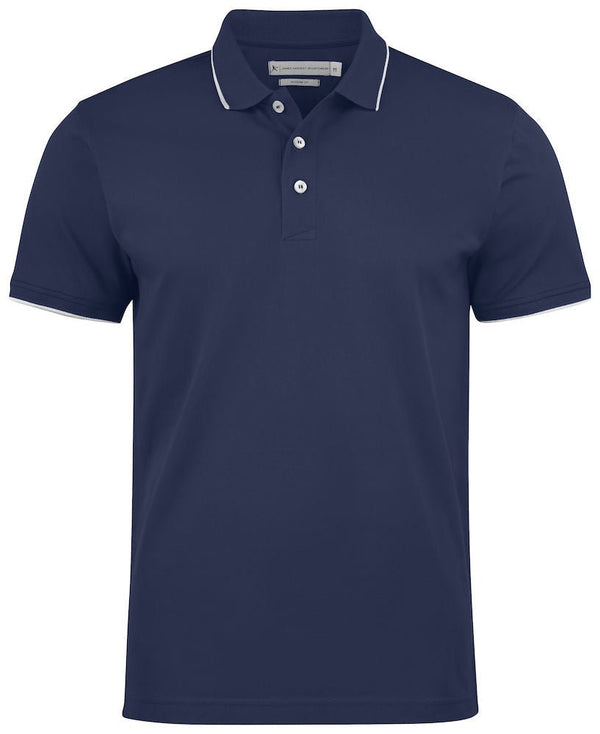 HARVEST GREENVILLE POLO PIQUE MODEERN FIT NAVY - Suomen Brodeeraus