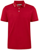 HARVEST GREENVILLE POLO PIQUE REGULAR RED - Suomen Brodeeraus