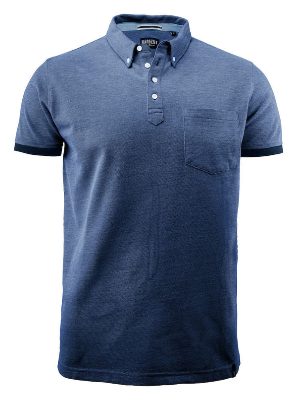 HARVEST LARKFORD POLO NAVY MELANGE - Suomen Brodeeraus