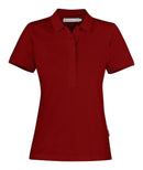 HARVEST NEPTUNE POLO WOMAN DARK RED - Suomen Brodeeraus