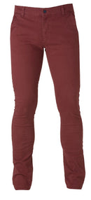 HARVEST OFFICER CHINOS MEN RED - Suomen Brodeeraus
