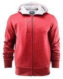 HARVEST PARKWICK HOODED MEN JACKET RED MELANGE - Suomen Brodeeraus