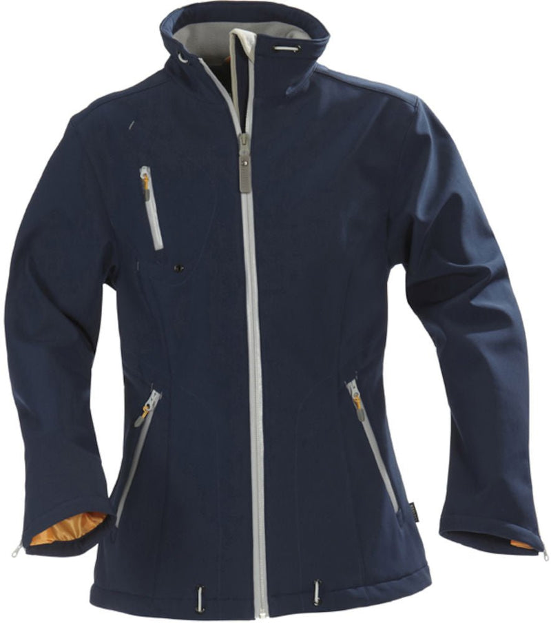 Harvest Savannah ladies softshell Navy - Suomen Brodeeraus