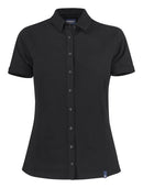 HARVEST Shellden Lady polo BLACK - Suomen Brodeeraus