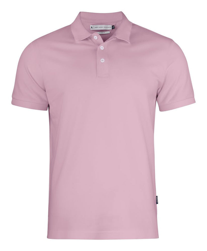 HARVEST SUNSET STRETCH POLO MODERN LIGHT PINK - Suomen Brodeeraus