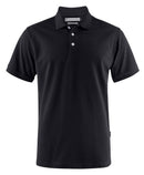 HARVEST SUNSET STRETCH POLO REGULAR BLACK - Suomen Brodeeraus