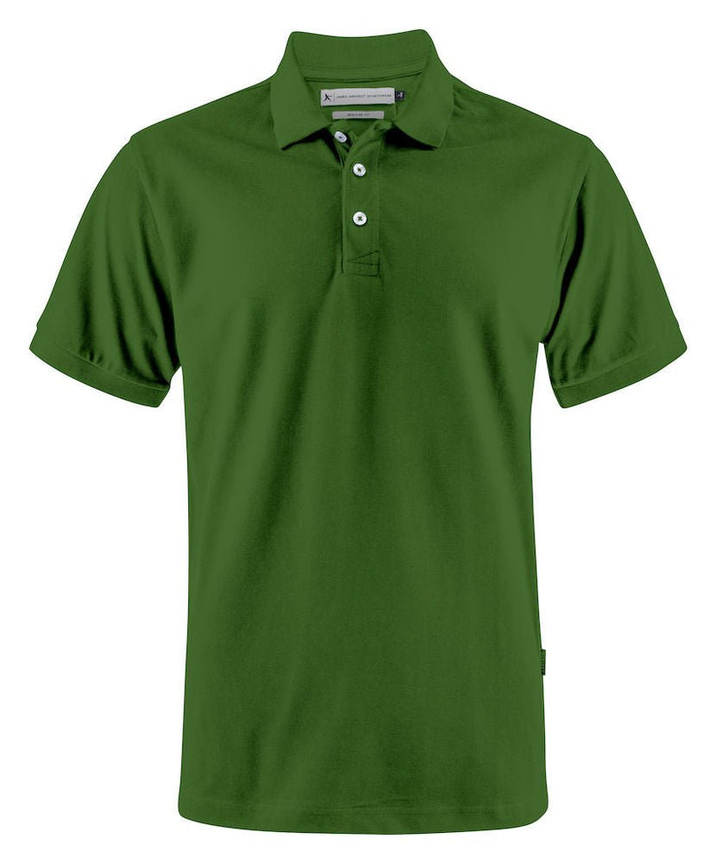 HARVEST SUNSET STRETCH POLO REGULAR SPORT GREEN - Suomen Brodeeraus