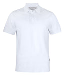 HARVEST SUNSET STRETCH POLO REGULAR WHITE - Suomen Brodeeraus