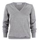 HARVEST Westmore Lady merino pull GREY MELANGE - Suomen Brodeeraus