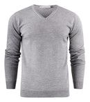 HARVEST Westmore merino pullover GREY MELANGE - Suomen Brodeeraus