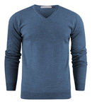HARVEST Westmore merino pullover PETROL MEL - Suomen Brodeeraus