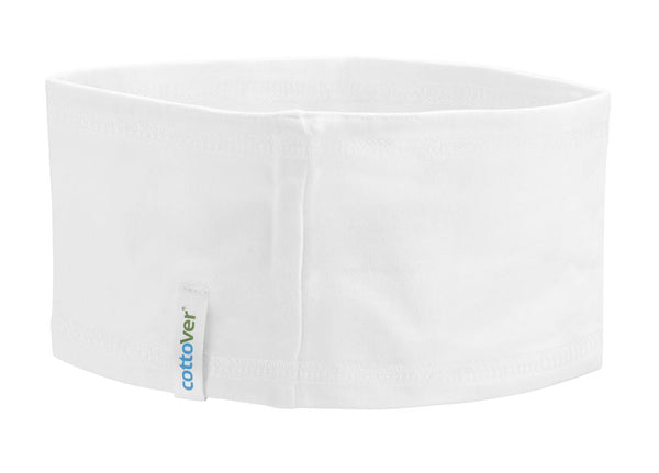 HEADBAND (GOTS) WHITE One Size - Suomen Brodeeraus